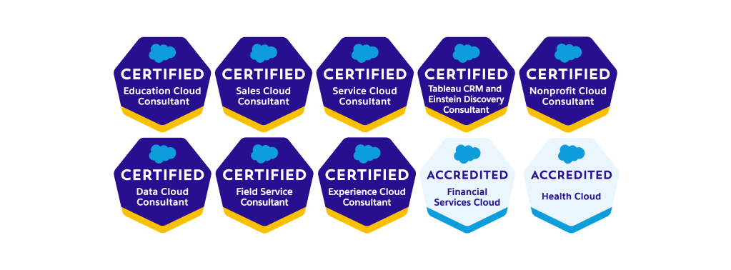 Consultant certifications